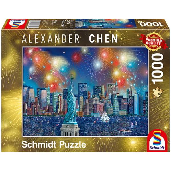 Sestavljanka puzzle 1000 delna Schmidt Chen NewYork