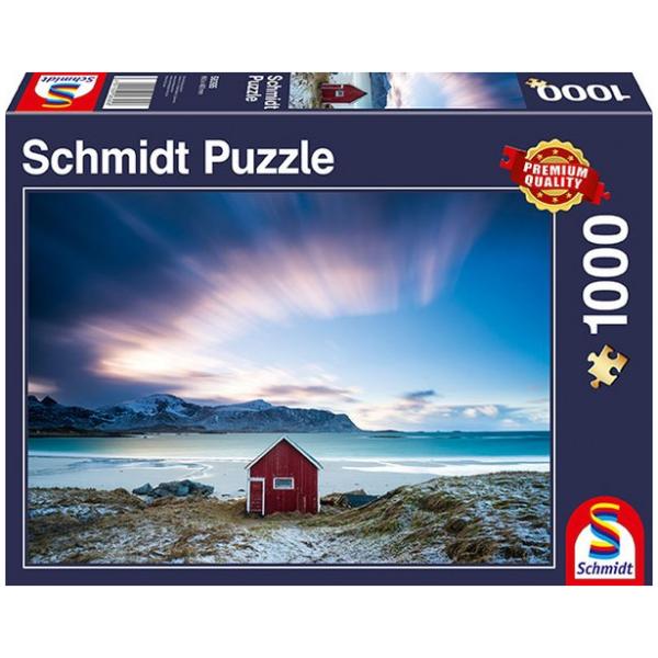 Sestavljanka puzzle 1000 delna Schmidt Koča Atlantik