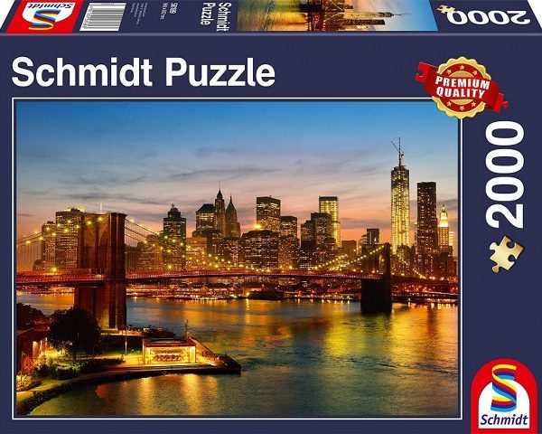 Sestavljanka puzzle 2000 delna Schmidt New York