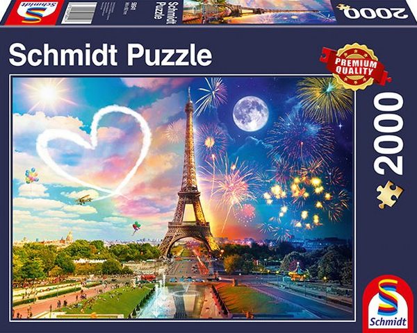 Sestavljanka puzzle 2000 delna Schmidt Paris